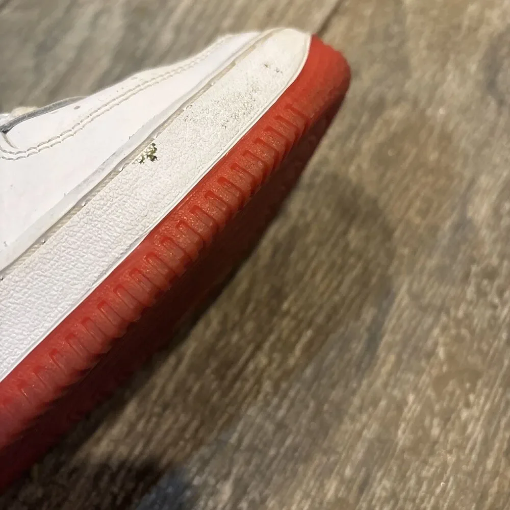 Nike Air Force 1 Thank You Plastic Bag White/Red Youth Size 6